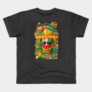 Viva Mexico , Colorful, Cultural, and Proud Kids T-Shirt